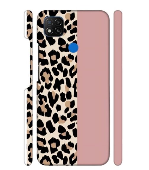 Tiger half skin POCO C31 Mobile Cover