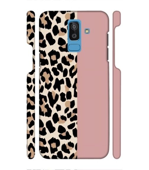 Tiger half skin Samsung Galaxy J8 Mobile Cover
