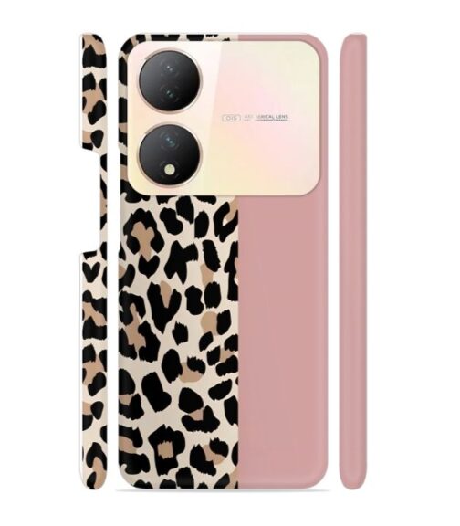 Tiger half skin Vivo Y100 (5G) Mobile Cover