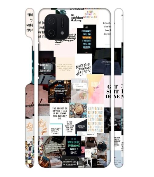 Motivational Quotes Oppo A16 E Mobile Cover