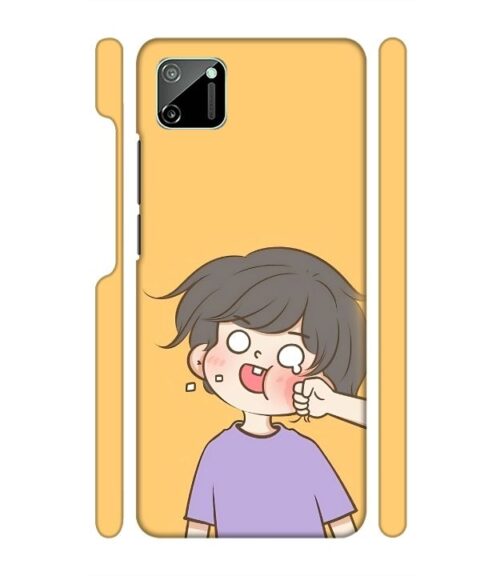 Yellow human graphics Realme C11 Mobile Cover