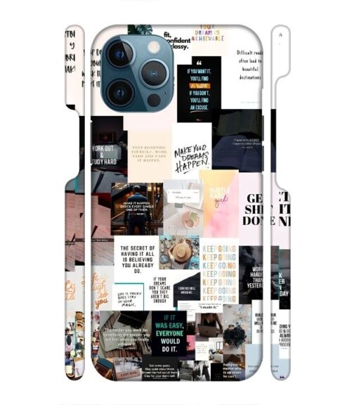 Motivational Quotes iPhone 12 Pro Mobile Cover