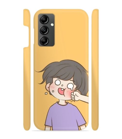 Yellow human graphics Samsung Galaxy F13 5G Mobile Cover