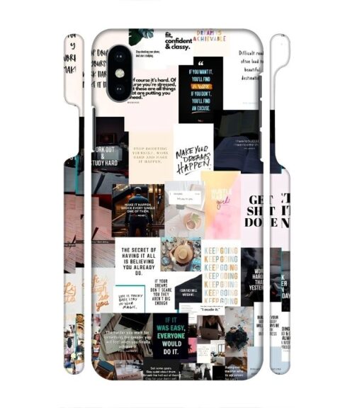 Motivational Quotes iPhone X Mobile Cover