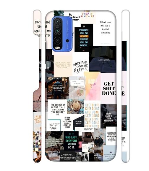 Motivational Quotes Redmi 9 Power Mobile Cover