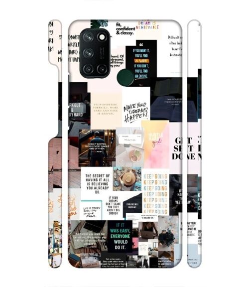 Motivational Quotes Realme 7i Mobile Cover