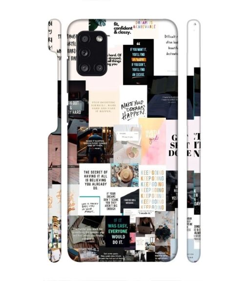 Motivational Quotes Samsung Galaxy A31 Mobile Cover