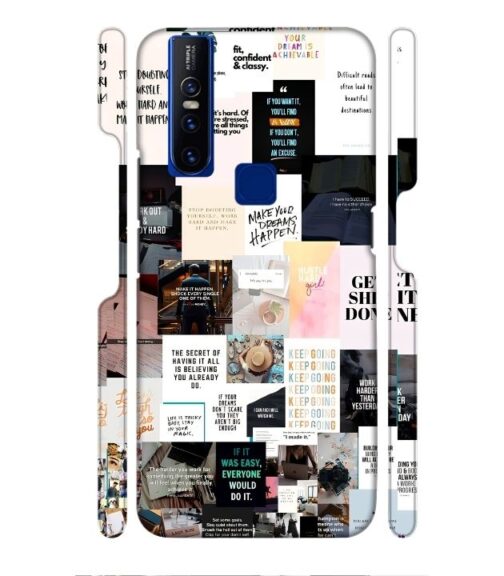 Motivational Quotes Vivo V15 Mobile Cover