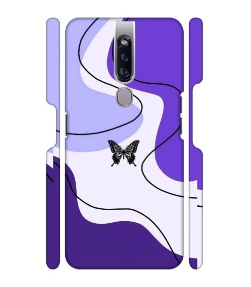 Beautiful combination of color with butterfly Oppo F11 Mobile Cover