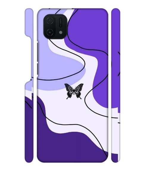 Beautiful combination of color with butterfly Oppo A16 E Mobile Cover