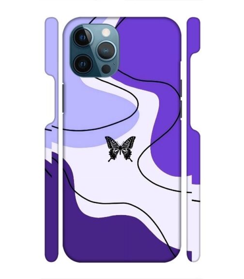 Beautiful combination of color with butterfly iPhone 12 Pro Mobile Cover