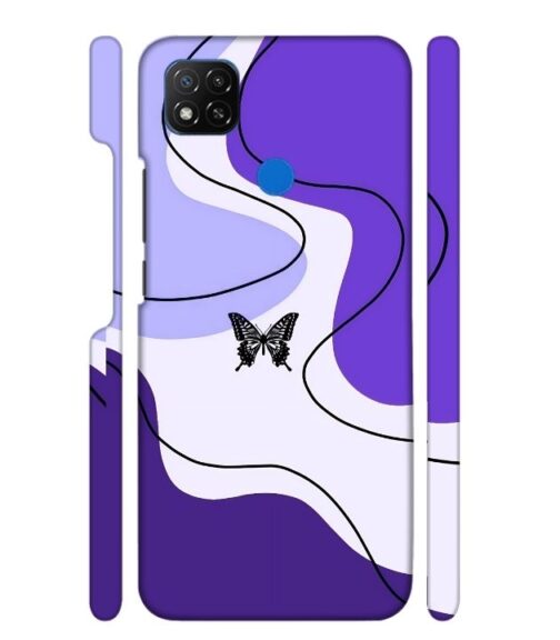 Beautiful combination of color with butterfly POCO C31 Mobile Cover
