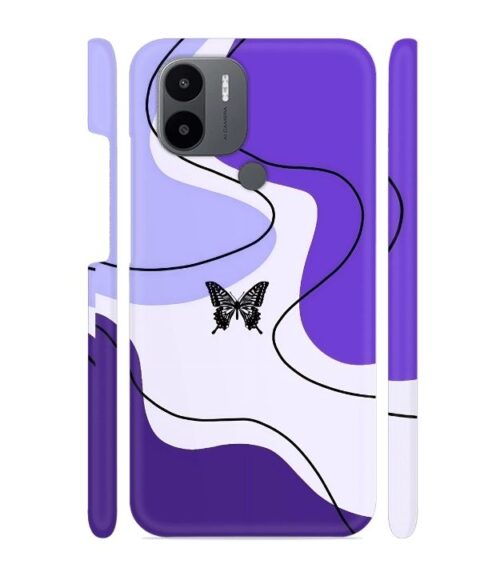 Beautiful combination of color with butterfly Poco C50 Mobile Cover