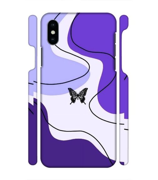 Beautiful combination of color with butterfly iPhone X Mobile Cover