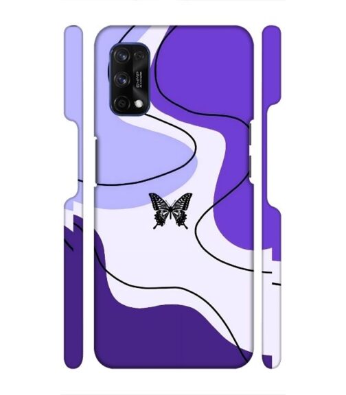 Beautiful combination of color with butterfly Realme 7 Pro Mobile Cover
