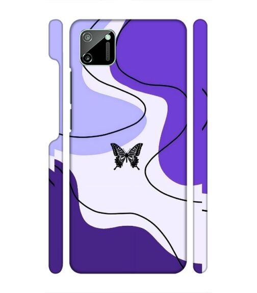 Beautiful combination of color with butterfly Realme C11 Mobile Cover