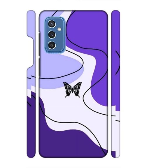 Beautiful combination of color with butterfly Samsung Galaxy M52 5G Mobile Cover