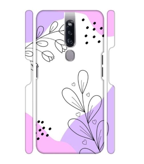Beautiful combination of color and flower Oppo F11 Mobile Cover