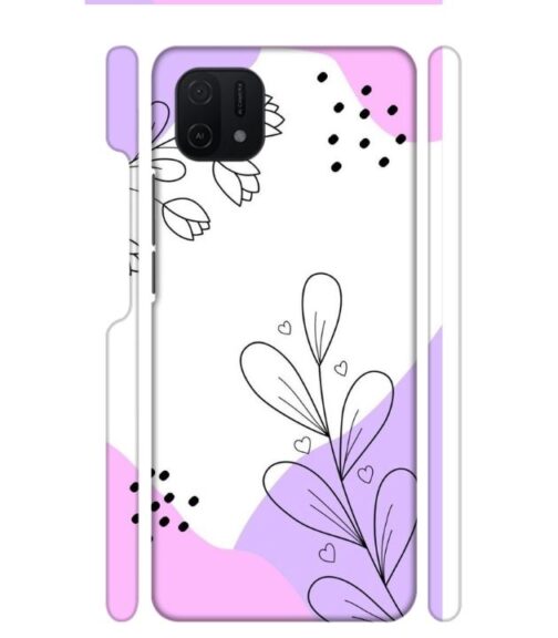 Beautiful combination of color and flower Oppo A16 E Mobile Cover