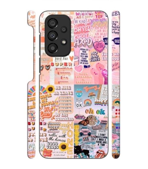 Vintage style multiple graphics Samsung Galaxy A53 5G Mobile Cover