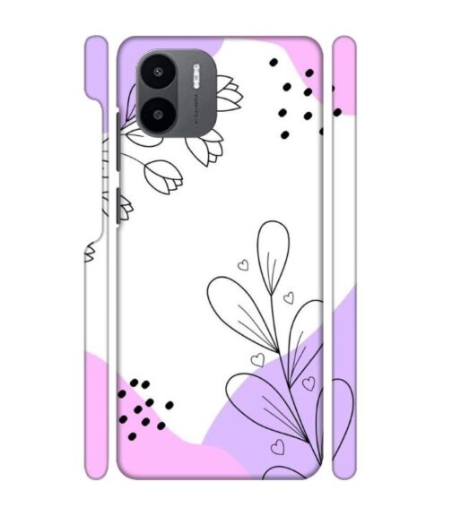 Beautiful combination of color and flower Redmi A1 Mobile Cover
