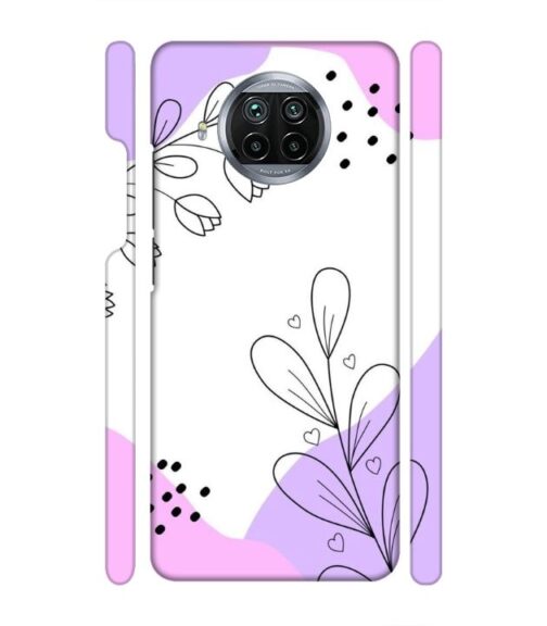 Beautiful combination of color and flower Mi 10i Mobile Cover