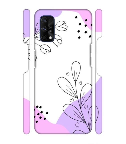 Beautiful combination of color and flower Realme 7 Pro Mobile Cover