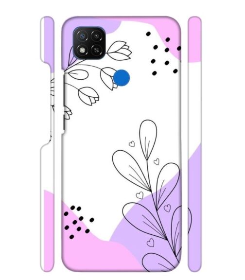 Beautiful combination of color and flower POCO C31 Mobile Cover