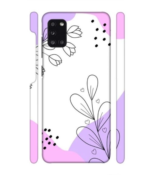 Beautiful combination of color and flower Samsung Galaxy A31 Mobile Cover