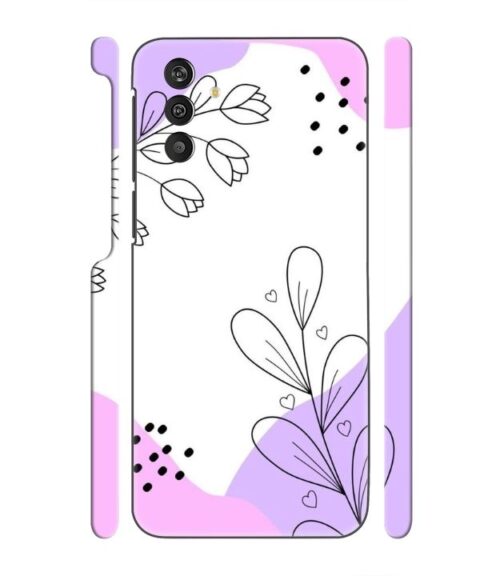 Beautiful combination of color and flower Samsung Galaxy M13 4G Mobile Cover