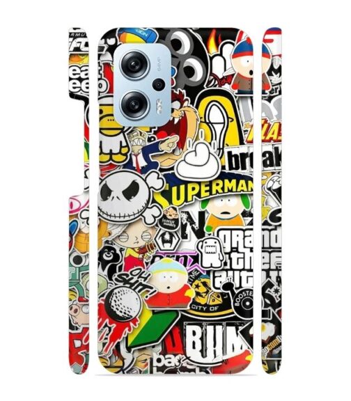 Cartoon style Redmi K50i 5G Mobile Cover