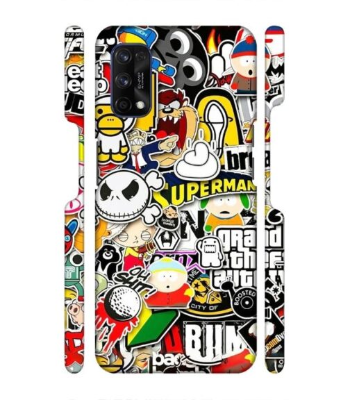 Cartoon style Realme 7 Pro Mobile Cover