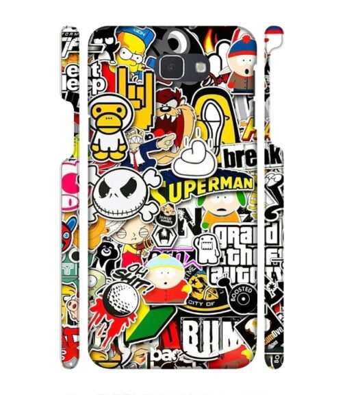 Cartoon style Samsung Galaxy J7 Prime Mobile Cover