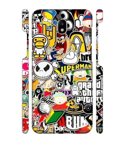 Cartoon style Samsung Galaxy J7 (2017) Mobile Cover