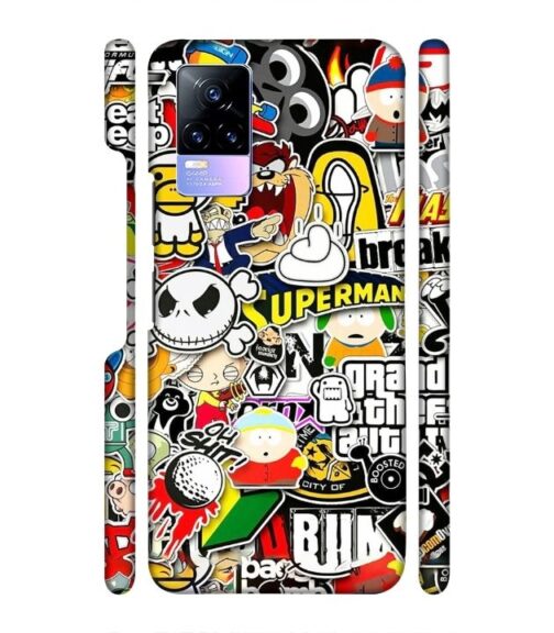 Cartoon style Vivo Y73 Mobile Cover