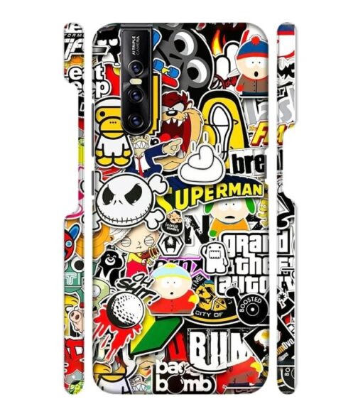 Cartoon style Vivo V15 Pro Mobile Cover