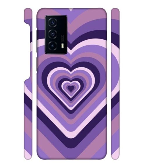 Heart vintage design with neural color Vivo V23 E (5G) Mobile Cover