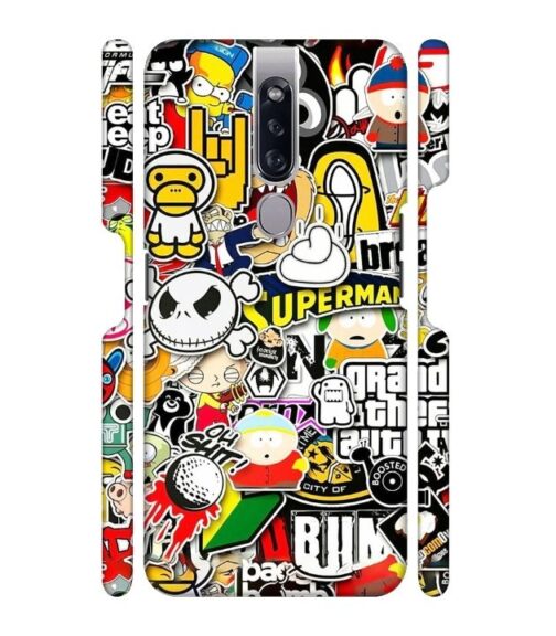 Cartoon style Oppo F11 Mobile Cover