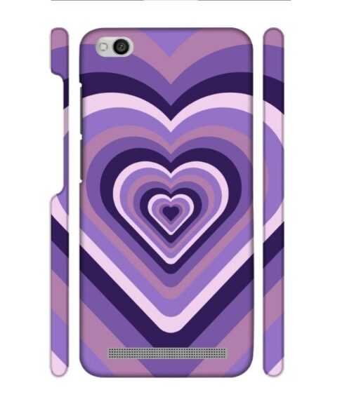 Heart vintage design with neural color Redmi 5A Mobile Cover