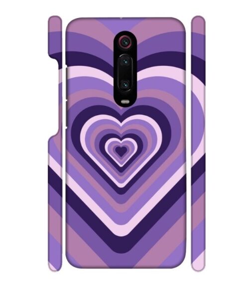 Heart vintage design with neural color Redmi K20 Pro Mobile Cover
