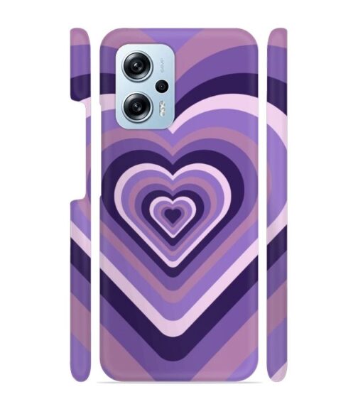 Heart vintage design with neural color Redmi K50i 5G Mobile Cover
