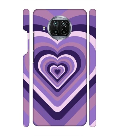 Heart vintage design with neural color Mi 10i Mobile Cover