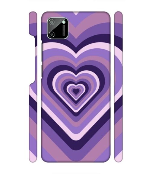 Heart vintage design with neural color Realme C11 Mobile Cover