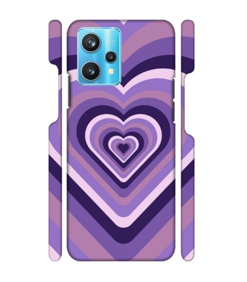 Heart vintage design with neural color Realme 9 Pro Plus Mobile Cover