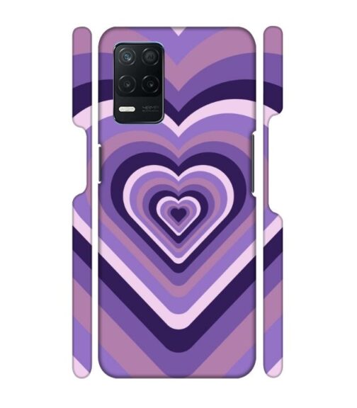 Heart vintage design with neural color Realme 9 (5G) Mobile Cover
