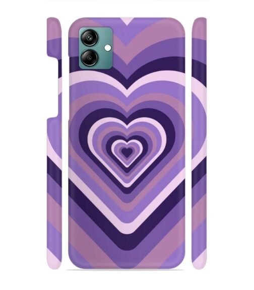 Heart vintage design with neural color Samsung Galaxy F04 Mobile Cover