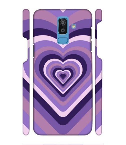 Heart vintage design with neural color Samsung Galaxy J8 Mobile Cover
