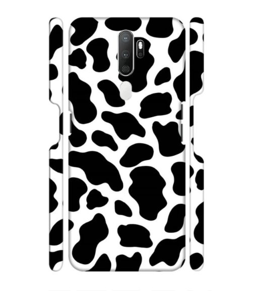 Black & white abstract design Oppo A9 (2020) Mobile Cover