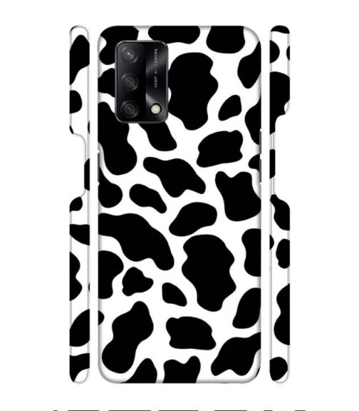Black & white abstract design Oppo F19 S Mobile Cover