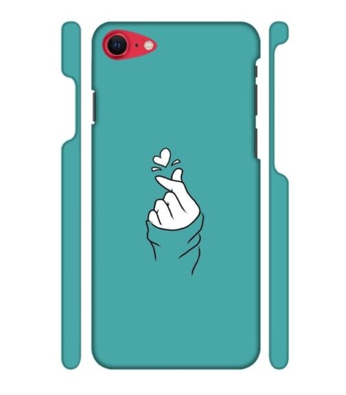 Blue Turquoise Abstract iPhone SE 2020 Mobile Cover